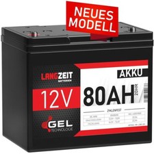 Gel Akku 12V 80Ah Blei