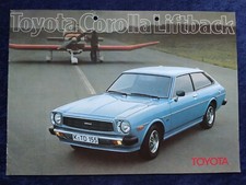 Toyota Corolla Liftback Prospekt 9.1978 gelocht