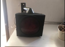 Rote SEL Eisenbahnlampe