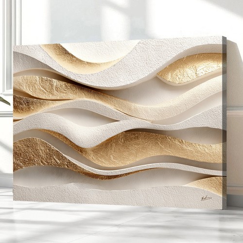 Leinwandbild xxl abstrakt - xxl, gold