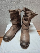 Boots Leder braun gebraucht