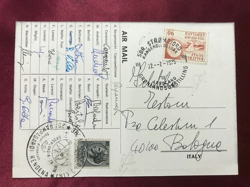 Autogramme 1976 expedition - autogramme, 1976-expedition