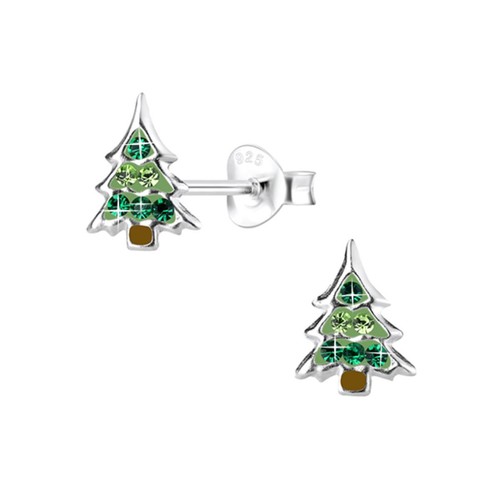 Kristall ohrstecker 925 - ,