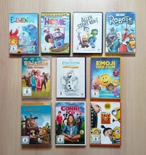 10x Kinder DVD Set Sammlung Konvolut Elemantal Home Robots Emoji Conni Bibi&Tina