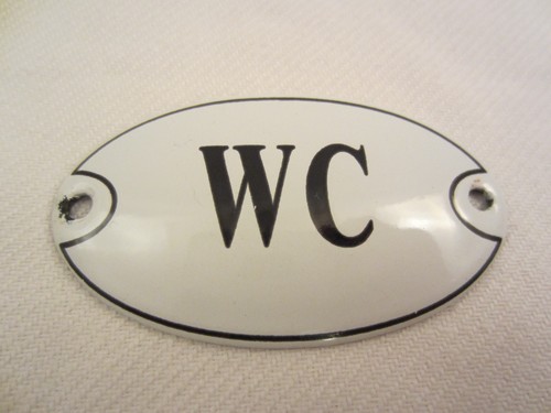 Wasserklosett toilette oval - wc,