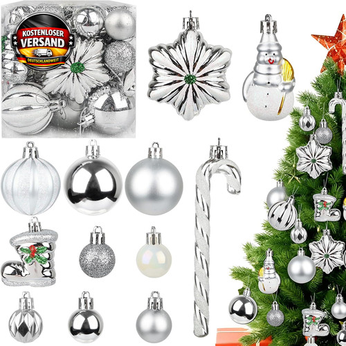 Stücke weihnachtskugeln - stücke,