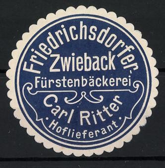 Reklamemarke friedrichsdorf - reklamemarke,