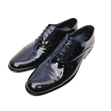 Herren Lack Schuhe Leder