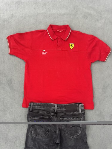 Ferrari polo shirt rot - ferrari,