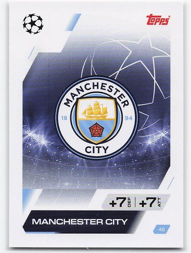 Manchester city topps match - manchester,