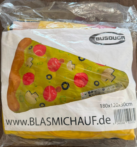 Busduga pizza luftmatratze - busduga,