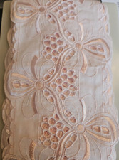 Tischband 10cm Tischläufer Deko Tischdeko Besatz Borte rosa, Meterware