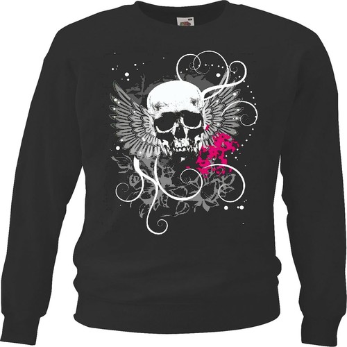Sweatshirt vintage mit flügel - sweatshirt,