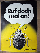 signiert - Klaus Staeck - Ruf Doch Mal An - 1977, Plakat, DIN-A1, 84.0 x 59.4 cm