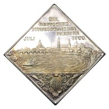 Dresden 1900 Silberklippe 13.  Deutsches Bundesschießen
