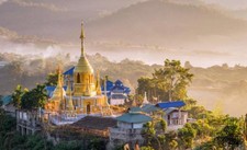 Wandbild: Ein buddhistischer