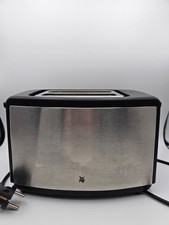 WMF Bueno Toaster Edition Cromargan matt – 2-Scheiben, 800 W, Schwarz/Silber