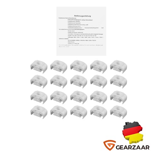 20x bremsleitung clips - bremsleitung, passend