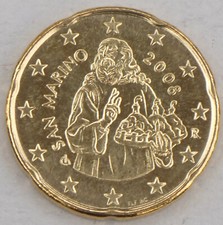 Cent kursmünze san - kursmünze, marino