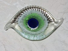 Vintage Skulptur Glas Auge ! sehr Dekorativ!