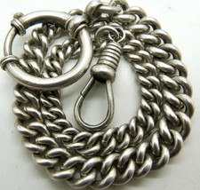 Antike 800 Silber Taschenuhrkette Uhrenkette