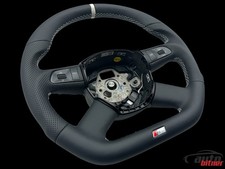 Tuning Lenkrad Lederlenkrad AUDI A4 B8 8K Multifunktion Schaltwippen ABGEFLACHT