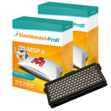 20 Staubsaugerbeutel MSP4 1 Hepafilter  geeignet für Miele Complete C3 EcoLine