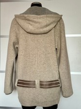 wie NEU - BEATE HEYMANN - Gr. 42 Walkwolle-Mix Beige gefüttert warm und weich