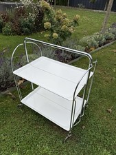 Dinett Bremshey Servierwagen Weiß 70er Jahre ! Guter Zustand! Super Selten !