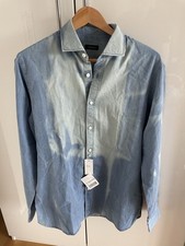 Zegna Jeanshemd Hellblau L nie