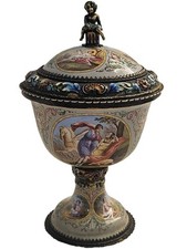 Antike Wiener Silber Email /