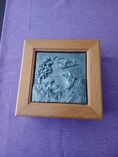 Eiche Schlüsselkasten Mit Zinnbild