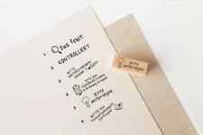 Lehrerstempel Set C Holz