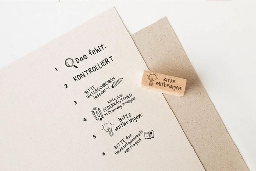 Lehrerstempel set holz - lehrerstempel,