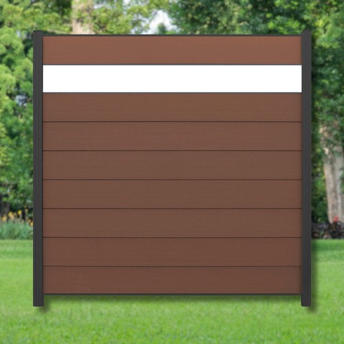 Wpc zaun komplettset - wpc,