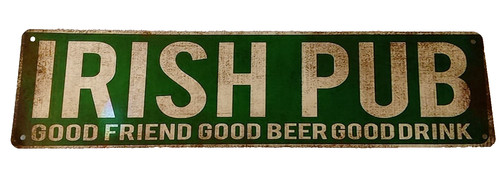 Deko blechschild irish pub - deko,