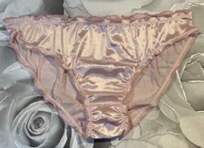 Sexy CD TV Hochglanz Slips Damen Silky Feel Panties Unterwäsche XXL 18