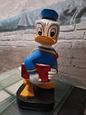 Donald Duck Mit Buch Figur Skulptur Sammelfigur Sammlungsauflösung Gartenfigur