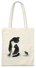 Cat And Mouse Stofftasche