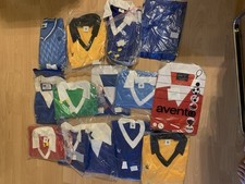Konvolut 14 x Fußball Trikot 70er / 80er Jahre - ungetragen !
