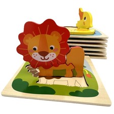 Holzpuzzle 3D Montessori