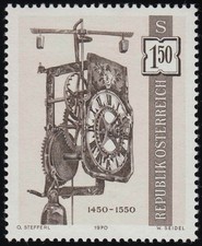 1328 Alte Uhren (I), Uhr