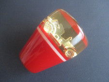 DDR, originaler Schaltknauf für Trabi, Wartburg usw, Kunstharz, Motiv "Oldtimer"