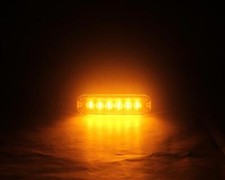Auto 6 LED Frontblitzer Warnleuchten Blitzlicht Strobe Leuchte LKW Lampe 12/24V