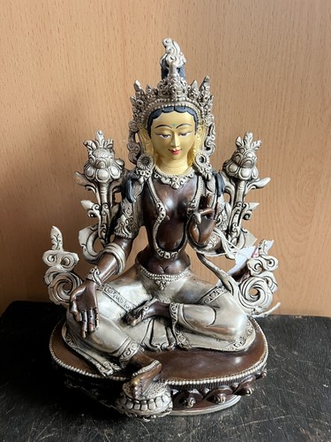 Feuerversilberter buddha - feuerversilberter,