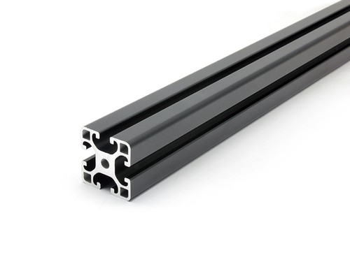Aluminiumprofil schwarz 40x40