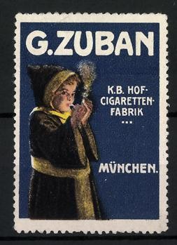 Reklamemarke zuban k - g., zuban,