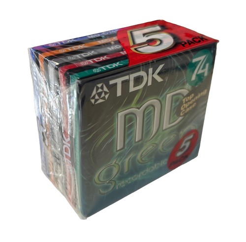 Tdk mini disc 74min - 5x, md