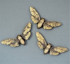 3 Stck. Steampunk Gold Finish