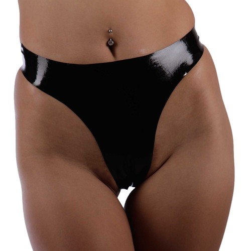 Latex slip schwarz damen - latex-slip,